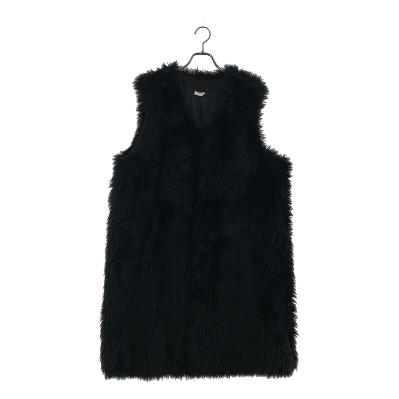 BLACK COMME des GARCONS / ブラックコムデギャルソン | 2023AW | フェイクファーベスト 1L-C006 | L | メンズ