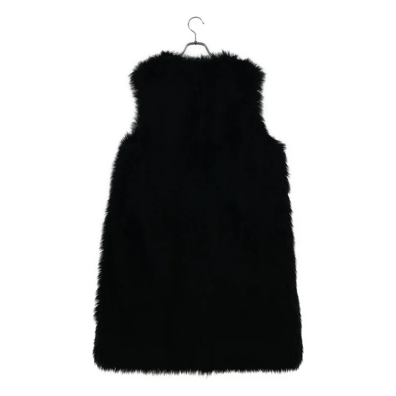 BLACK COMME des GARCONS / ブラックコムデギャルソン | 2023AW | フェイクファーベスト 1L-C006 | L | メンズ