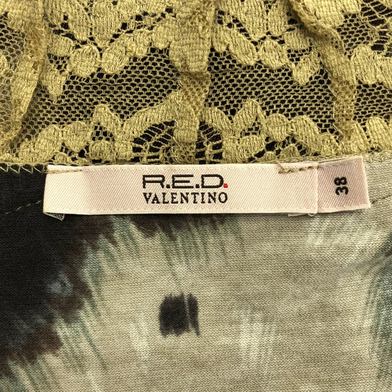 RED VALENTINO / レッドヴァレンティノ | 総柄 レース ボレロ カーディガン | 38 | レディース