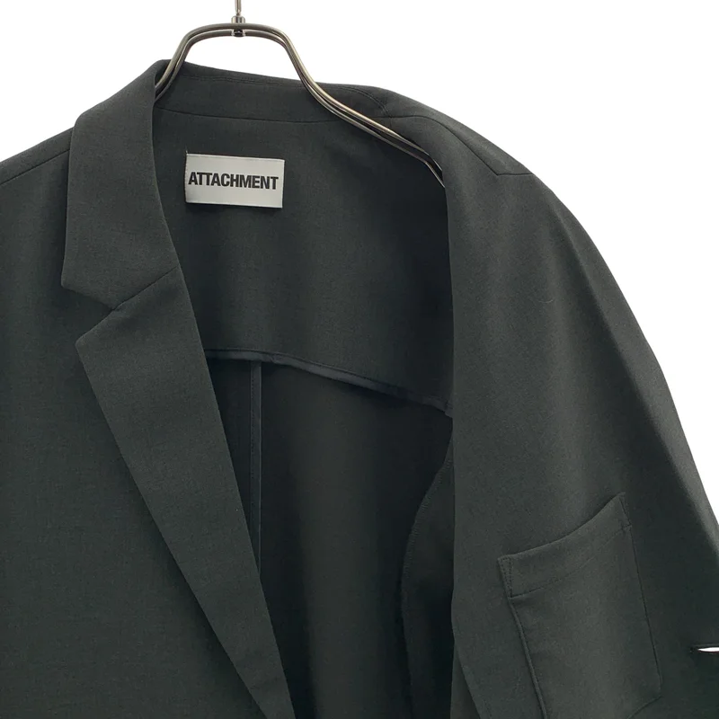 ATTACHMENT / アタッチメント | PE STRETCH DOUBLE CLOTH 2B JACKET / ストレッチ ダブルクロス テーラードジャケット | 1 | メンズ