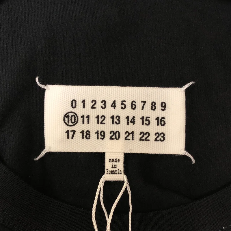 Maison Margiela / メゾンマルジェラ | ディストーテッド ロゴ Tシャツ | 46 | メンズ