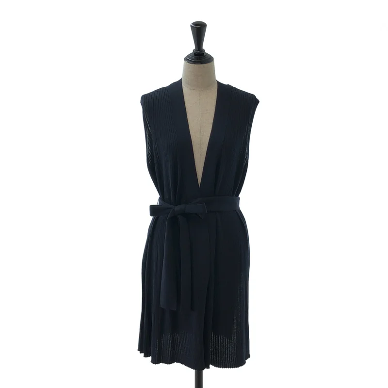 ebure / エブール | シルク ジレ カーディガン 3310800153 |