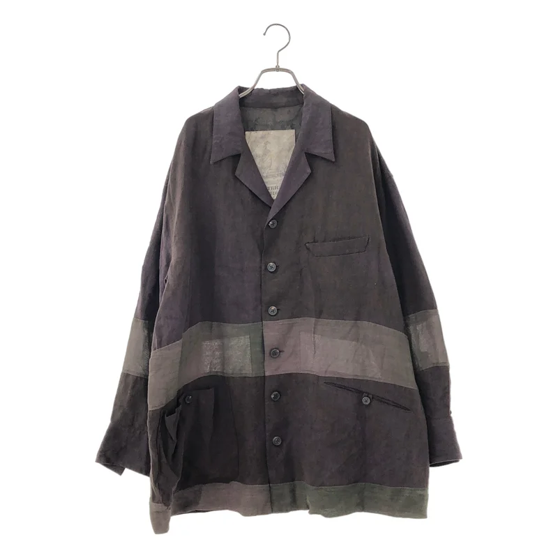 ziggy chen / ジギーチェン | 2025SS | Patchwork Shirt Jacket シャツジャケット 0M2510703 | 44 | メンズ