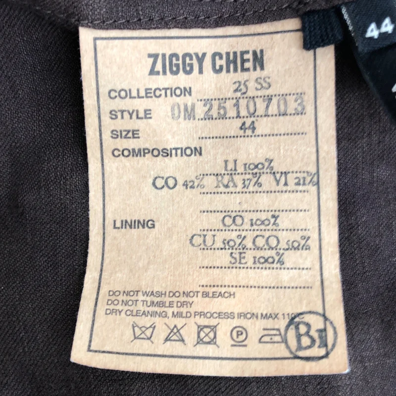 ziggy chen / ジギーチェン | 2025SS | Patchwork Shirt Jacket シャツジャケット 0M2510703 | 44 | メンズ