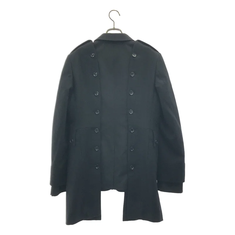 COMME des GARCONS HOMME PLUS / コムデギャルソンオムプリュス | 2025AW | ウールギャバジン×ウール/ナイロンフラノ ジャケット | S | メンズ