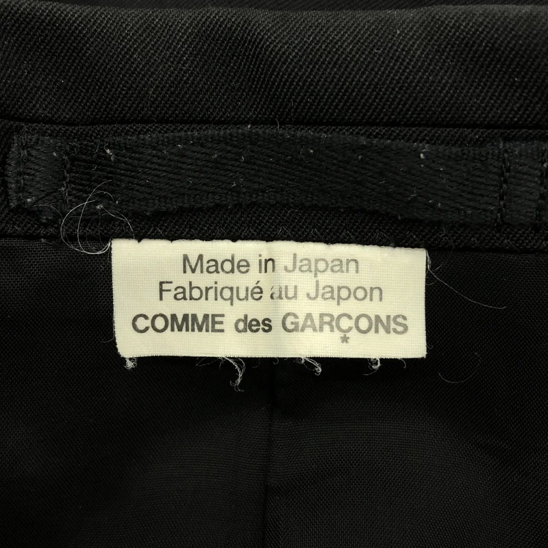 COMME des GARCONS HOMME PLUS / コムデギャルソンオムプリュス | 2025AW | ウールギャバジン×ウール/ナイロンフラノ ジャケット | S | メンズ