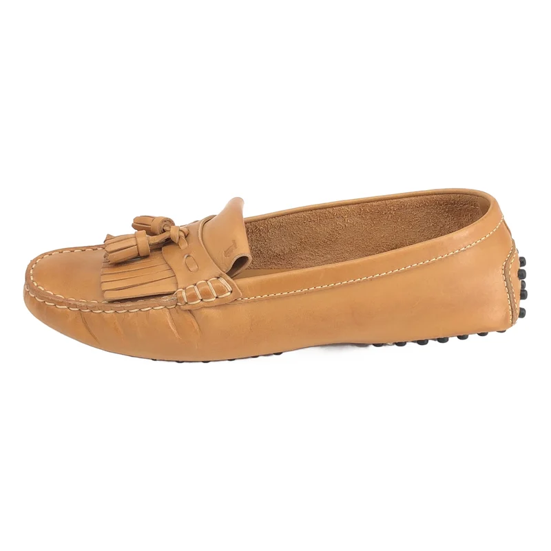 TOD'S / トッズ | レザー タッセル ドライビングシューズ | 37 | レディース