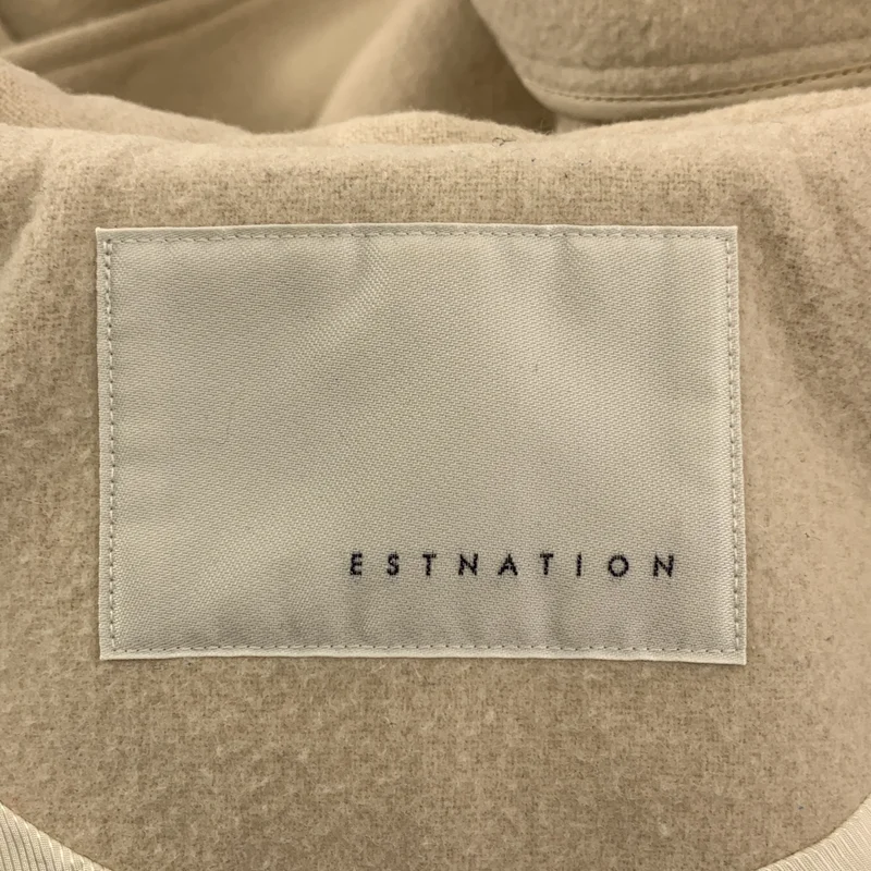 ESTNATION / エストネーション | ウール オーバーシルエット コート フーディ |