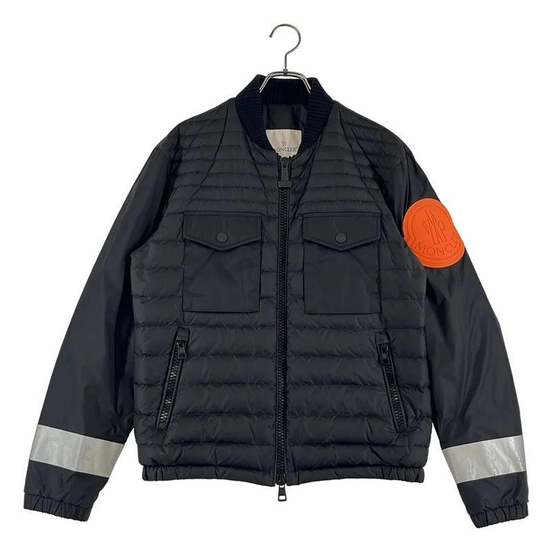 MONCLER / モンクレール | ×OFF-WHITE / GAUSSE バックロゴプリント ダウンジャケット | 0 | メンズ