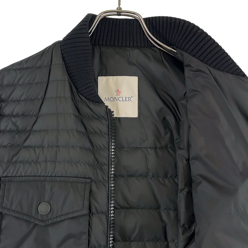 MONCLER / モンクレール | ×OFF-WHITE / GAUSSE バックロゴプリント ダウンジャケット | 0 | メンズ