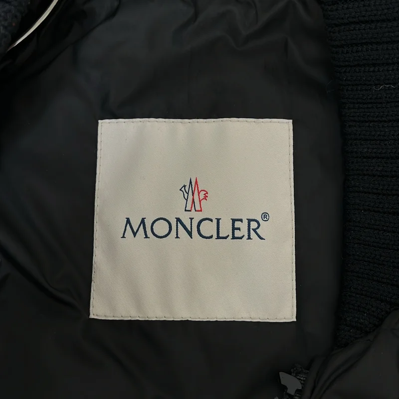 MONCLER / モンクレール | ×OFF-WHITE / GAUSSE バックロゴプリント ダウンジャケット | 0 | メンズ