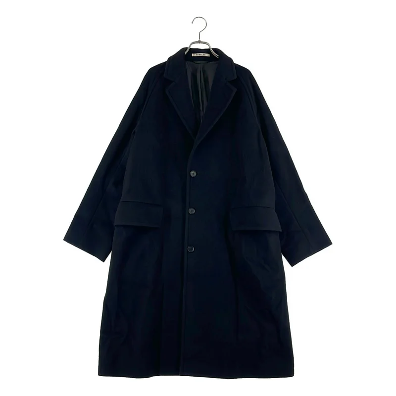 AURALEE / オーラリー | CASHMERE WOOL MOSSER CHESTERFIELD COAT カシミヤ ウール チェスターコート | 4 | メンズ