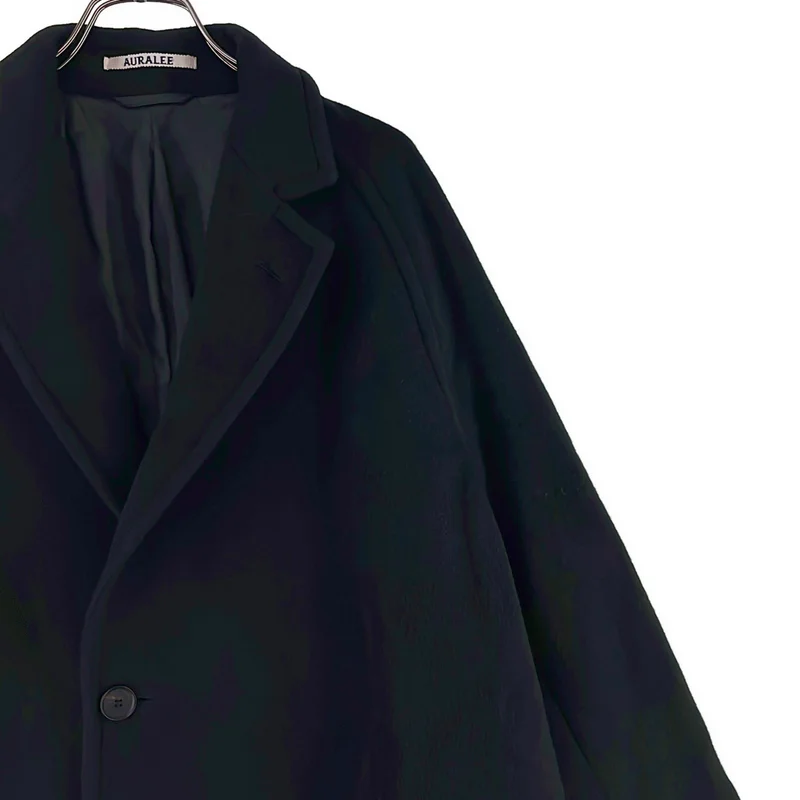 AURALEE / オーラリー | CASHMERE WOOL MOSSER CHESTERFIELD COAT カシミヤ ウール チェスターコート | 4 | メンズ
