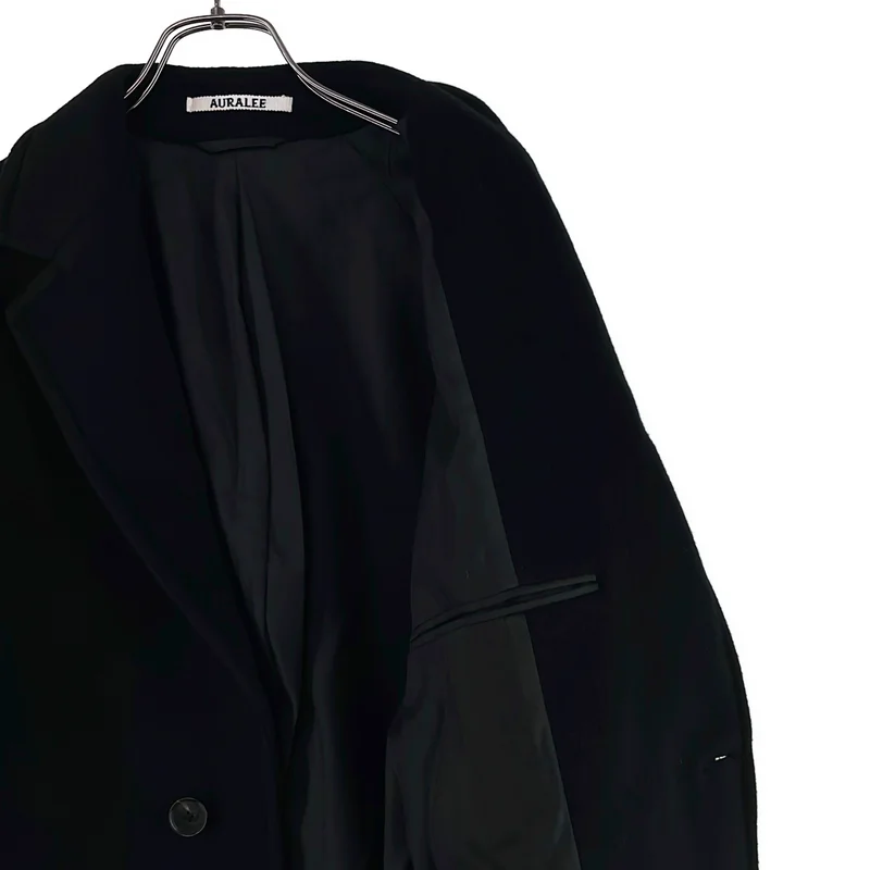 AURALEE / オーラリー | CASHMERE WOOL MOSSER CHESTERFIELD COAT カシミヤ ウール チェスターコート | 4 | メンズ