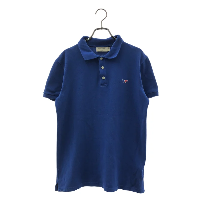 MAISON KITSUNE / メゾンキツネ | ワンポイント ワッペン ポロシャツ カットソー | S | メンズ