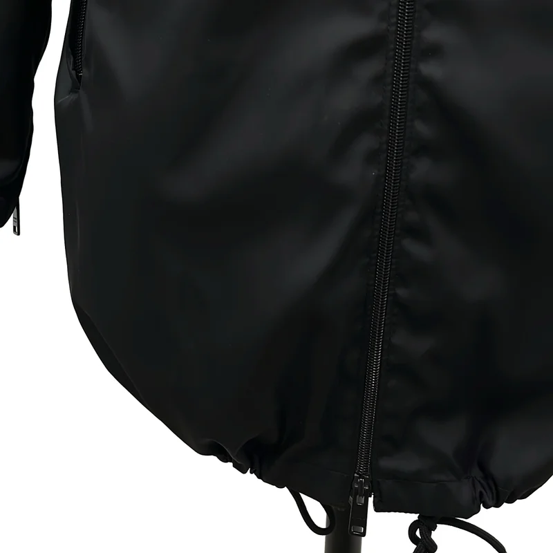 PRADA / プラダ | 2018SS | Re-Nylon トライアングルロゴ フーデッドロングジャケット | XS | メンズ