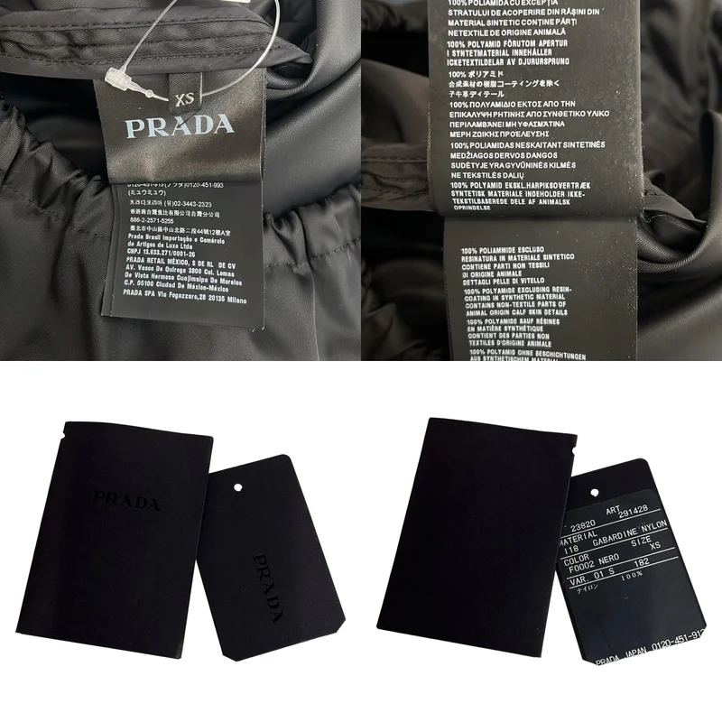 PRADA / プラダ | 2018SS | Re-Nylon トライアングルロゴ フーデッドロングジャケット | XS | メンズ