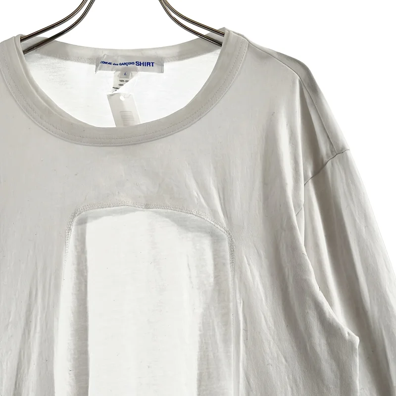 COMME des GARCONS SHIRT / コムデギャルソンシャツ | レイヤード ドッキング カットソー | L | メンズ