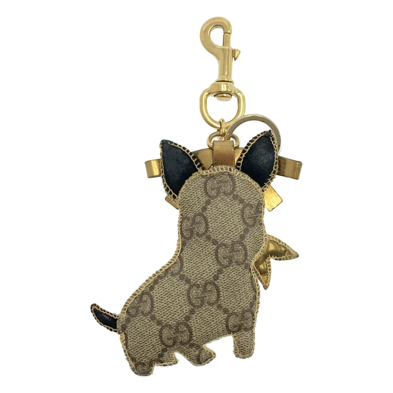GUCCI / グッチ | GGプラス グッチョリ ブルドッグ チャーム キーホルダー |