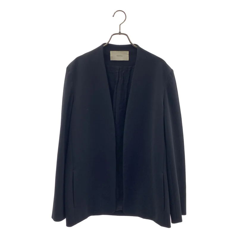 TODAYFUL / トゥデイフル | 2024AW | Collarless Twill Jacket / カラーレス ツイルジャケット | 36 | レディース