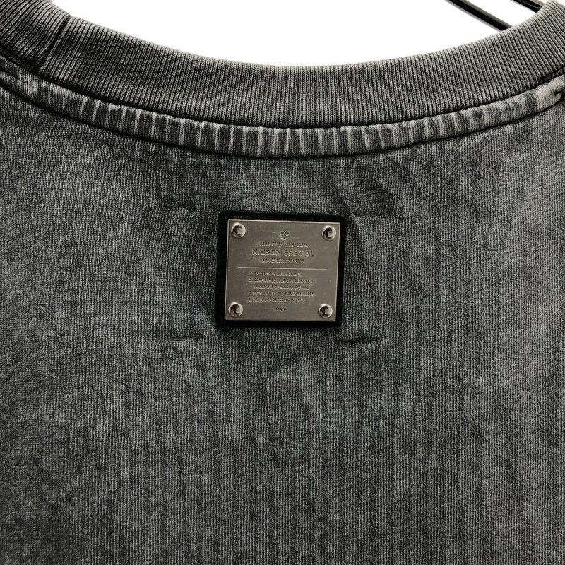Maison Special / メゾンスペシャル | ヴィンテージ加工 Tシャツ | 1 | メンズ