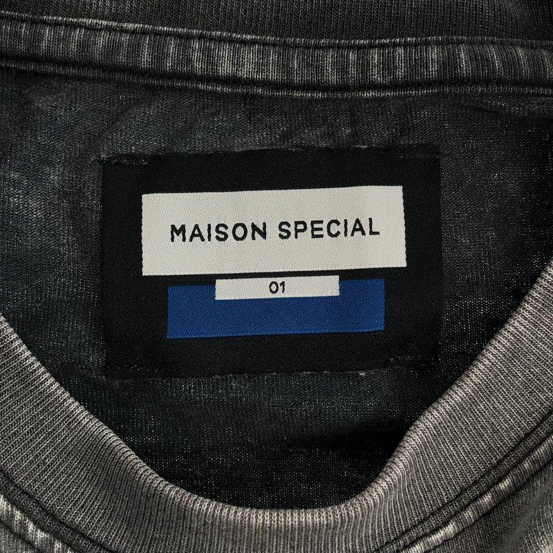 Maison Special / メゾンスペシャル | ヴィンテージ加工 Tシャツ | 1 | メンズ