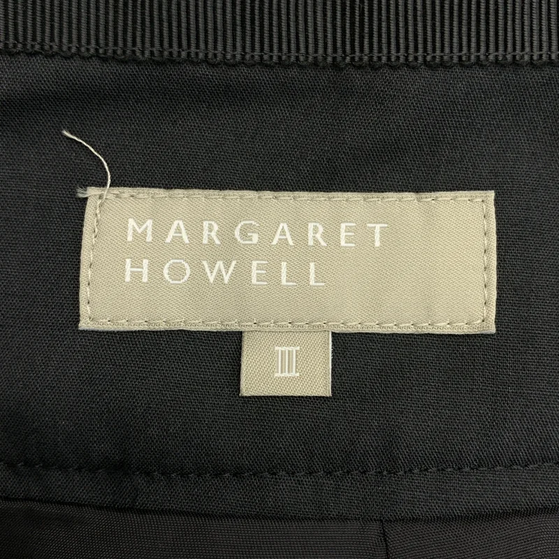 MARGARET HOWELL / マーガレットハウエル | ウール タック フレアスカート | 3 | レディース