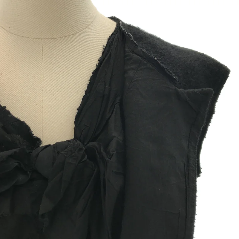 COMME des GARCONS / コムデギャルソン | 2003SS | 特殊加工 コットン カットオフ スリーブレス トップス | M | レディース