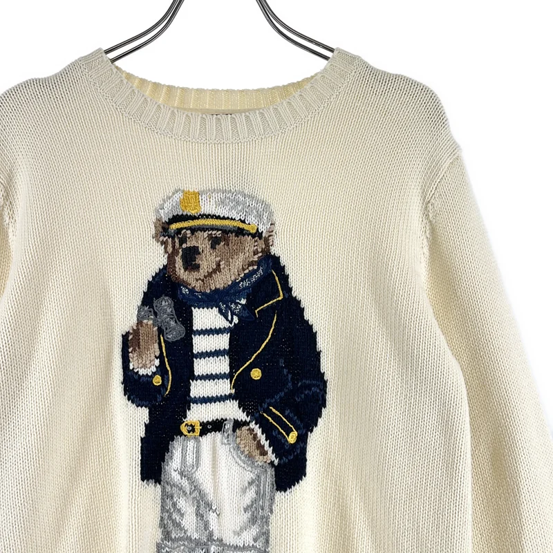 POLO RALPH LAUREN / ポロラルフローレン | コットン ポロベア ニット セーター | SP | メンズ