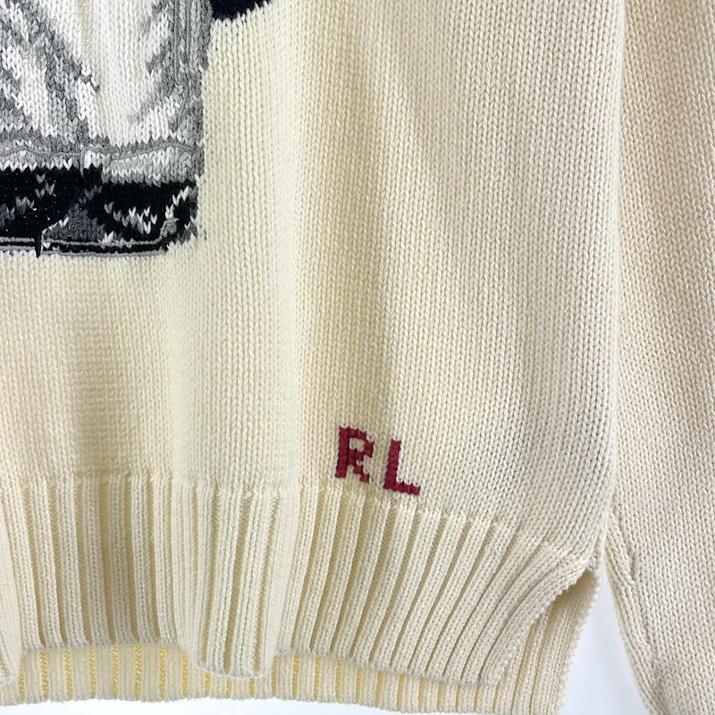 POLO RALPH LAUREN / ポロラルフローレン | コットン ポロベア ニット セーター | SP | メンズ