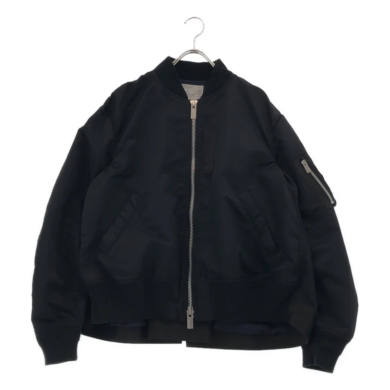 sacai / サカイ | Nylon Twill Blouson ボンバージャケット | 3 | レディース