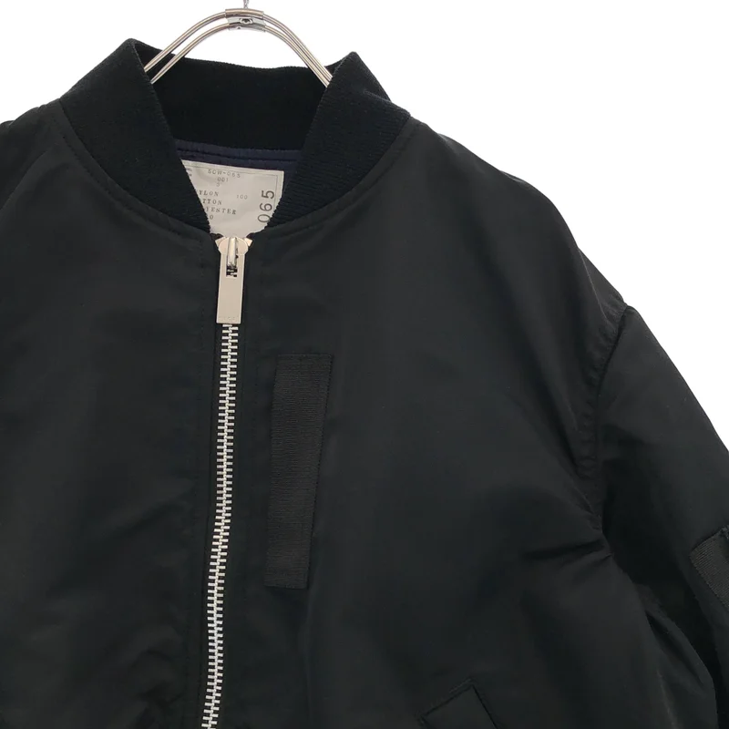 sacai / サカイ | Nylon Twill Blouson ボンバージャケット | 3 | レディース