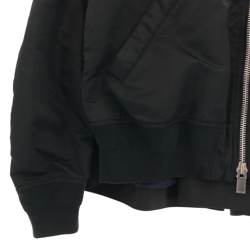 sacai / サカイ | Nylon Twill Blouson ボンバージャケット | 3 | レディース