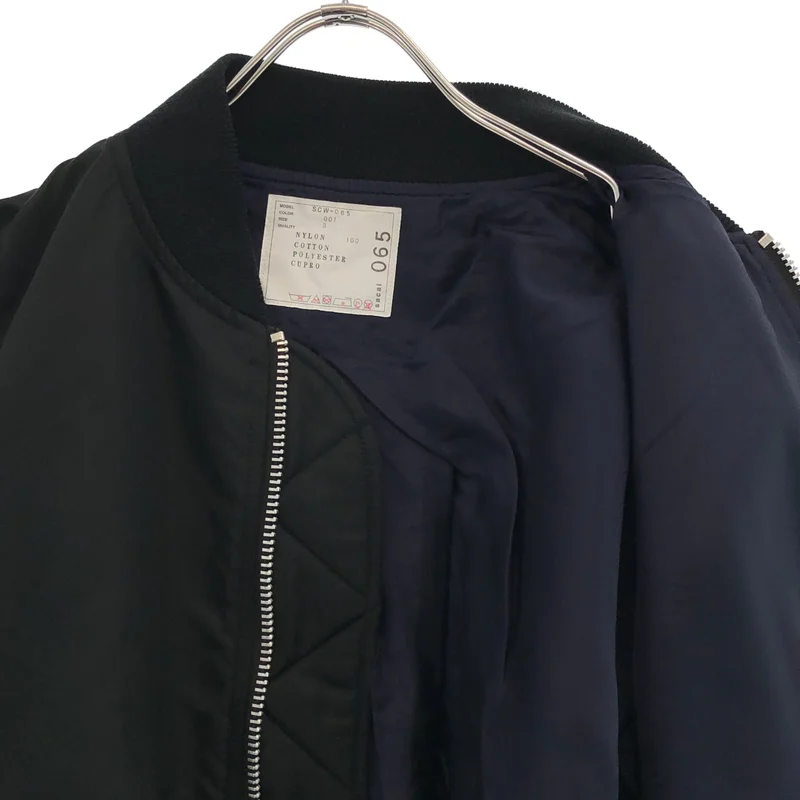 sacai / サカイ | Nylon Twill Blouson ボンバージャケット | 3 | レディース