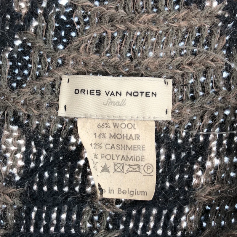 DRIES VAN NOTEN / ドリスヴァンノッテン | カシミヤ混 ノースリーブ フーデットニット | S | レディース