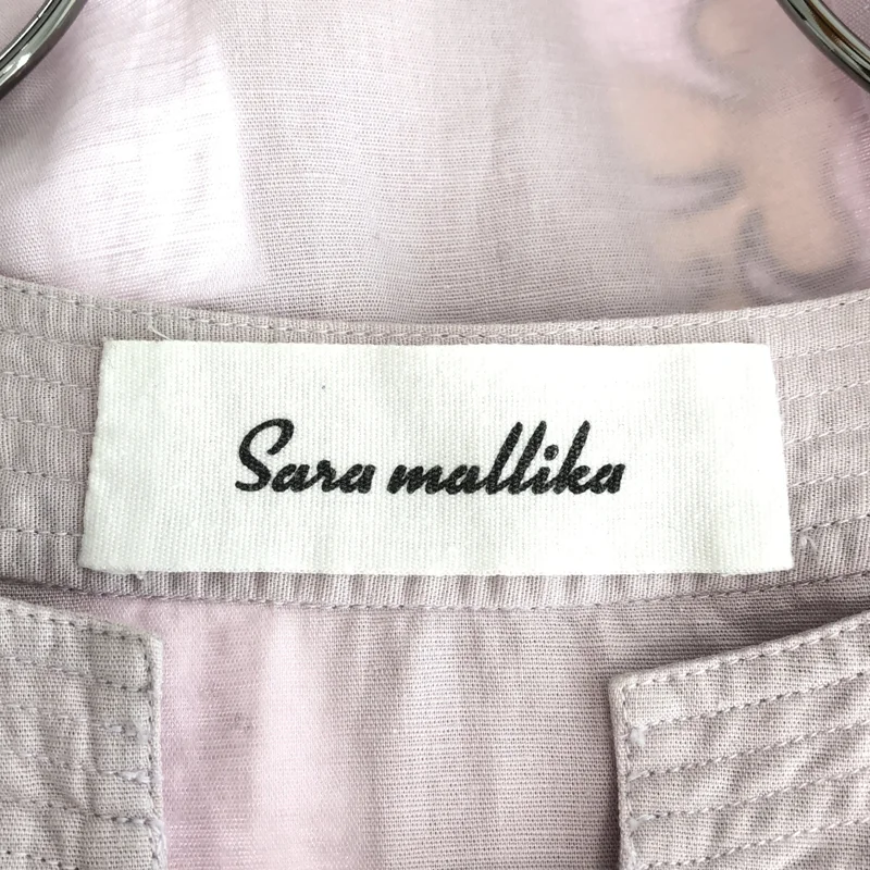 sara mallika / サラマリカ | Cotton Linen Patchwork Embroidery Top シャツ |