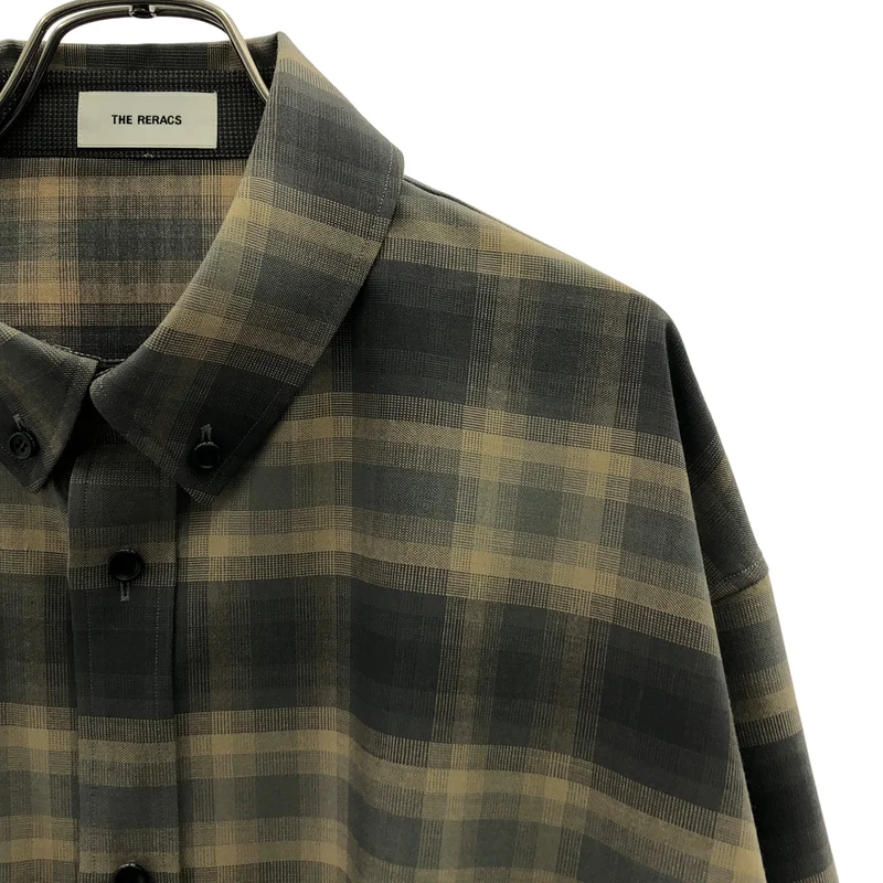 THE RERACS / ザリラクス | 2023AW | PE SUPER LIGHT SPUN OXFORD THE BUTTON DOWN SHIRT チェック ボタンダウンシャツ | 48 | メンズ