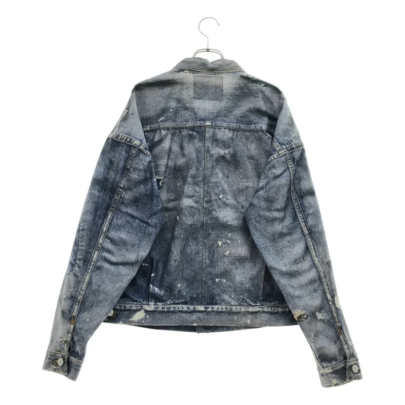 eye JUNYA WATANABE COMME des GARCONS MAN / アイジュンヤワタナベ マン | 2026SS | × New Manual / Wネーム 転写デニムプリントジャケット | XL | メンズ