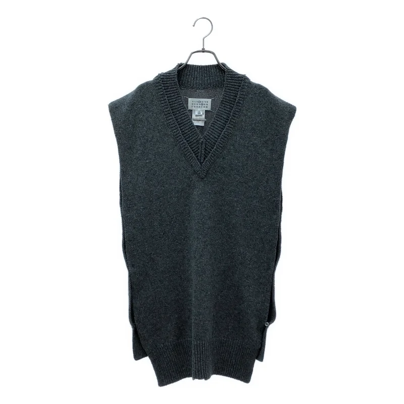 Maison Margiela / メゾンマルジェラ | ミドルゲージ シェットランドウール ニットベスト | S | レディース