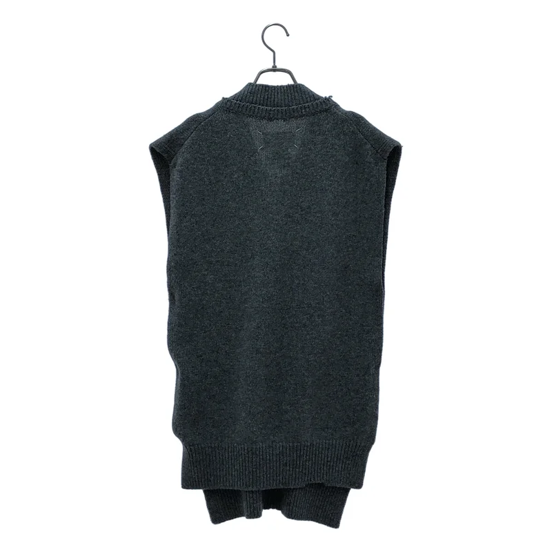 Maison Margiela / メゾンマルジェラ | ミドルゲージ シェットランドウール ニットベスト | S | レディース