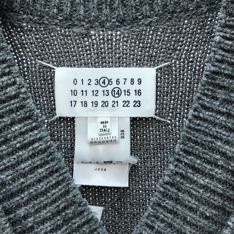 Maison Margiela / メゾンマルジェラ | ミドルゲージ シェットランドウール ニットベスト | S | レディース