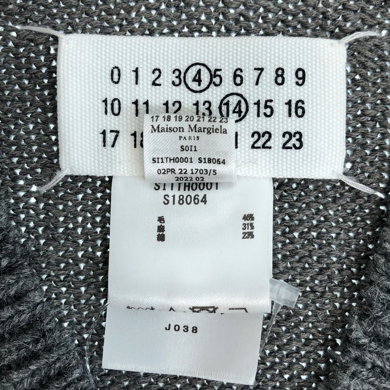 Maison Margiela / メゾンマルジェラ | ミドルゲージ シェットランドウール ニットベスト | S | レディース