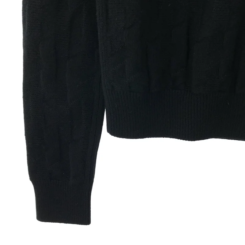 HERMES / エルメス | 2023AW | ウール Hパターン クルーネックニット | 34 | レディース