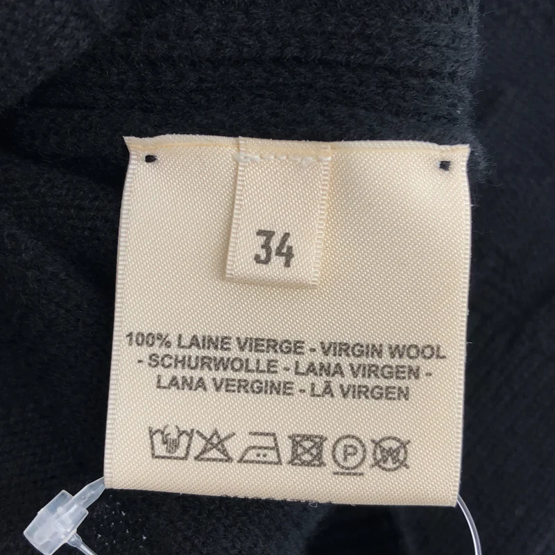 HERMES / エルメス | 2023AW | ウール Hパターン クルーネックニット | 34 | レディース