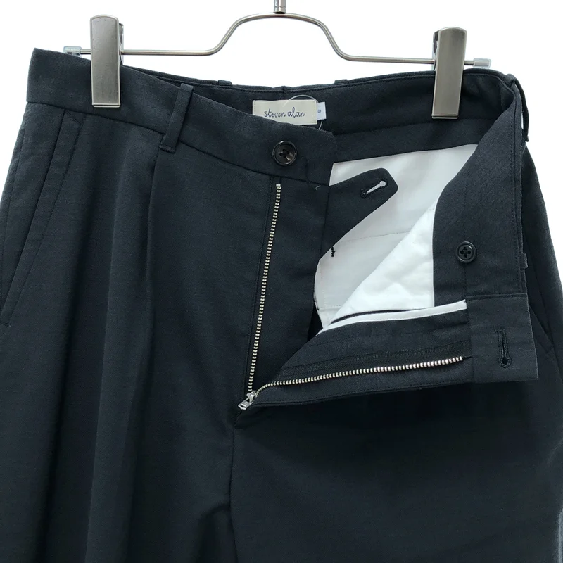 steven alan / スティーブンアラン | T/C/L OX SUPER BAGGY TAPERED PANTS / バギーテーパードパンツ | S | メンズ