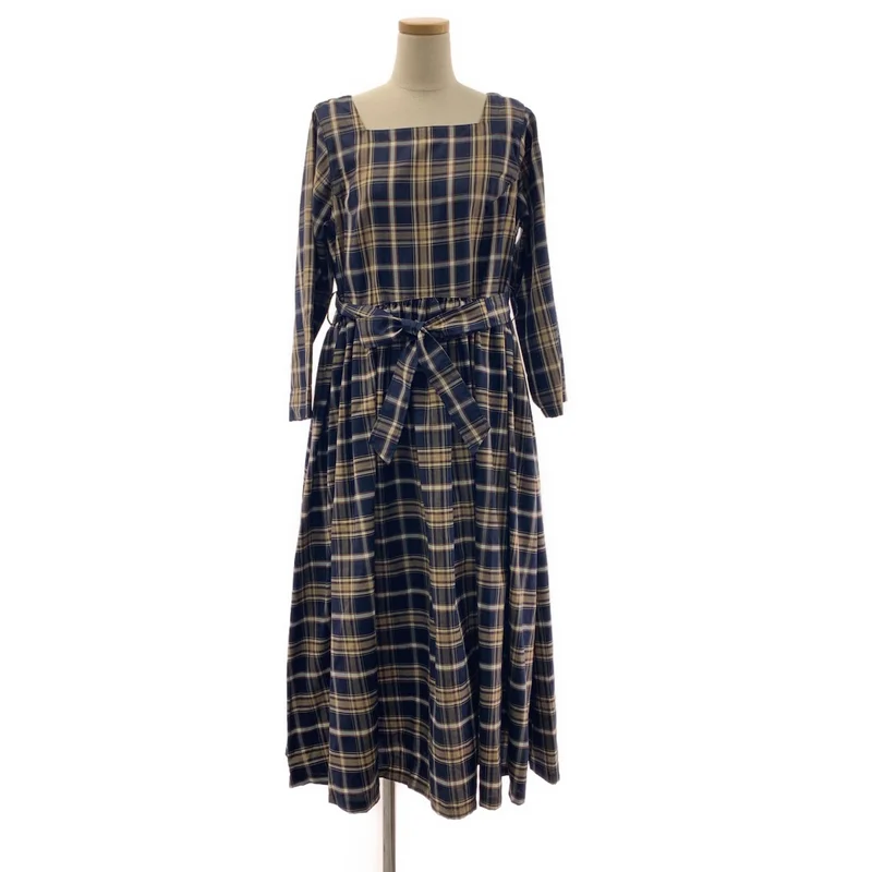 madder madder / マダマダ | Luna magical sleeve check dress / ルナ チェック ドレス ワンピース |