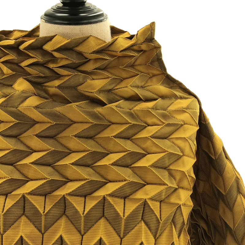 A-POC ABLE ISSEY MIYAKE / エイポックエイブルイッセイミヤケ | 2023AW | TYPE-O 009 3Dプリーツ ハイネックカットソー AT33FJ213 | 1 | メンズ