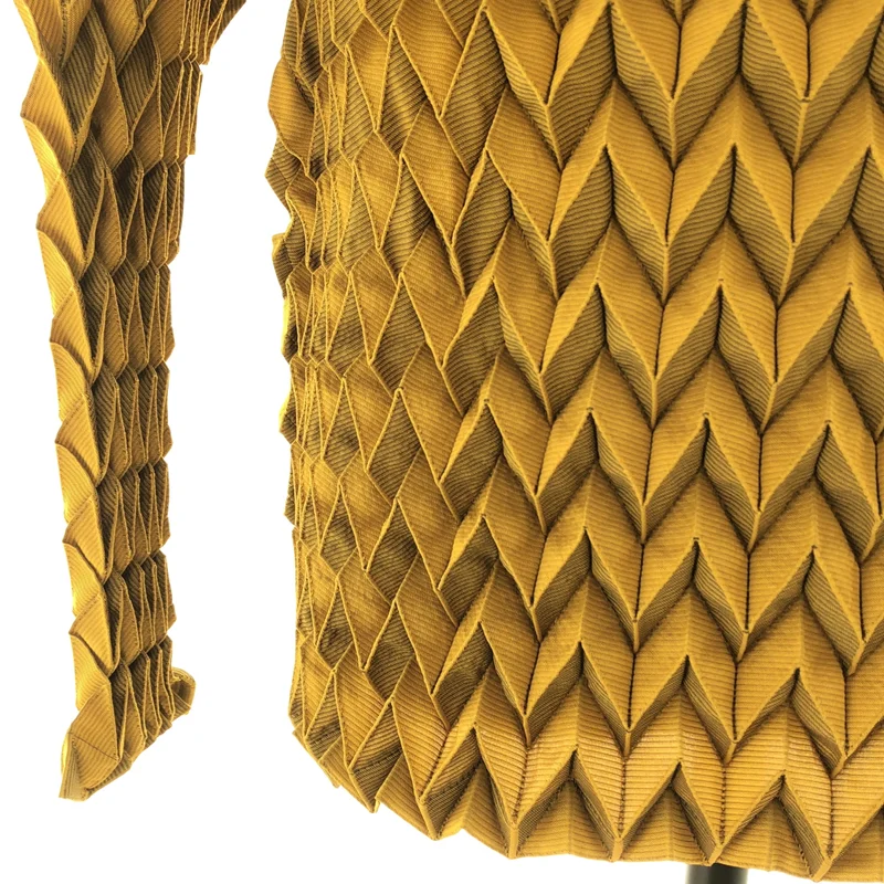 A-POC ABLE ISSEY MIYAKE / エイポックエイブルイッセイミヤケ | 2023AW | TYPE-O 009 3Dプリーツ ハイネックカットソー AT33FJ213 | 1 | メンズ