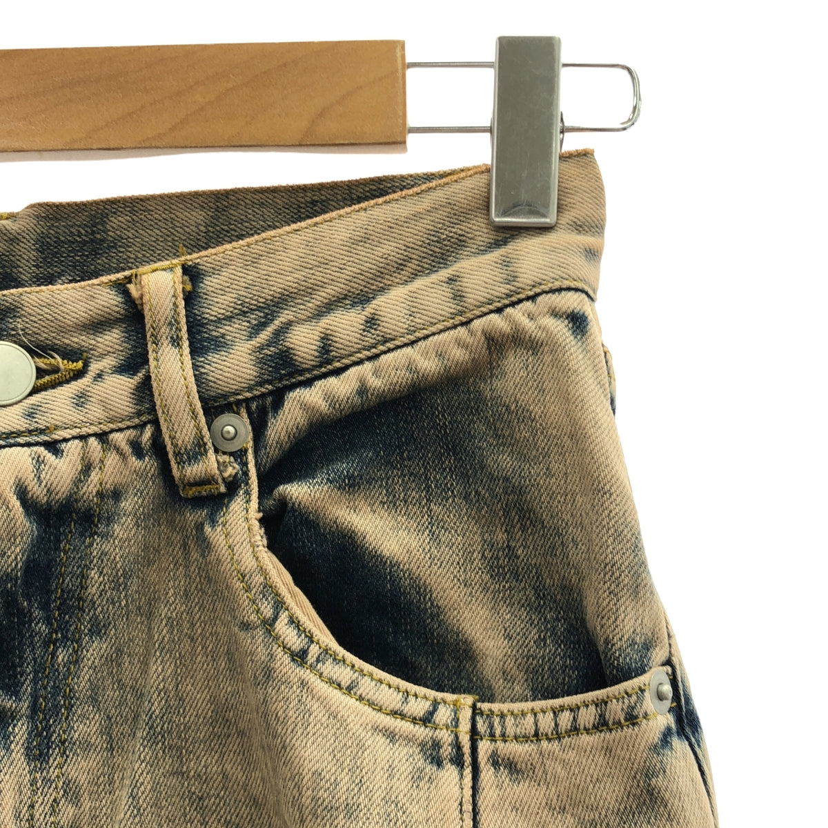 YOKE / ヨーク | 2025SS | Bleach & Over Dye Denim Wide Straight 5P