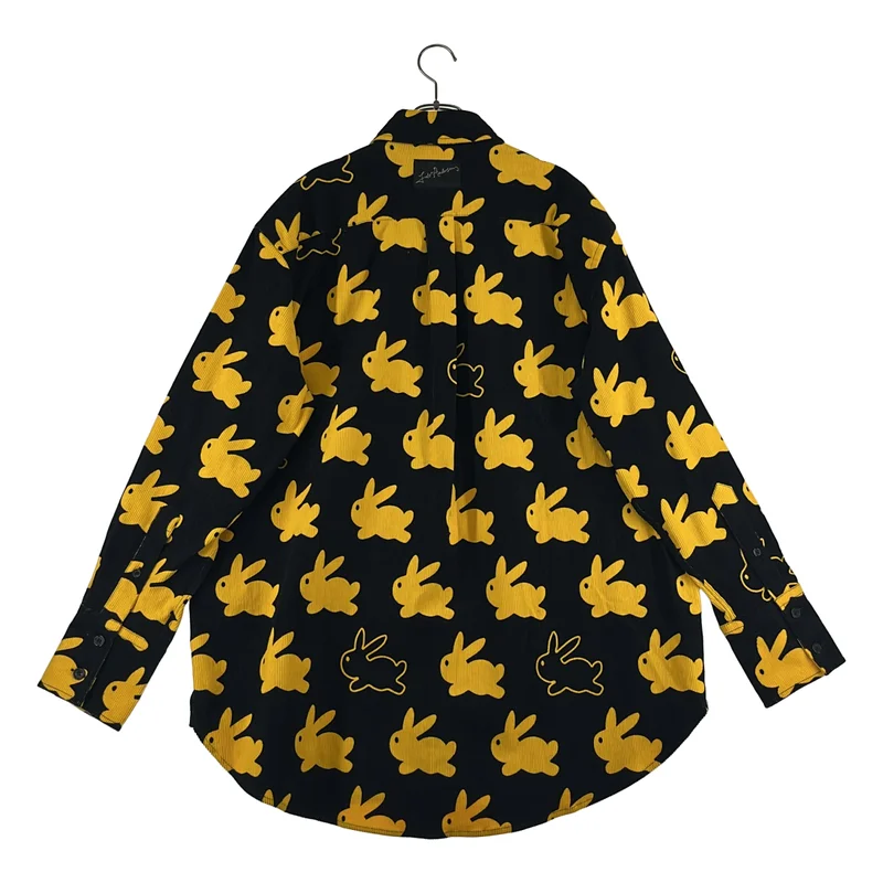 JW Anderson / ジェイダブルアンダーソン | バニー 総柄 コーデュロイ ロングシャツ | S | メンズ